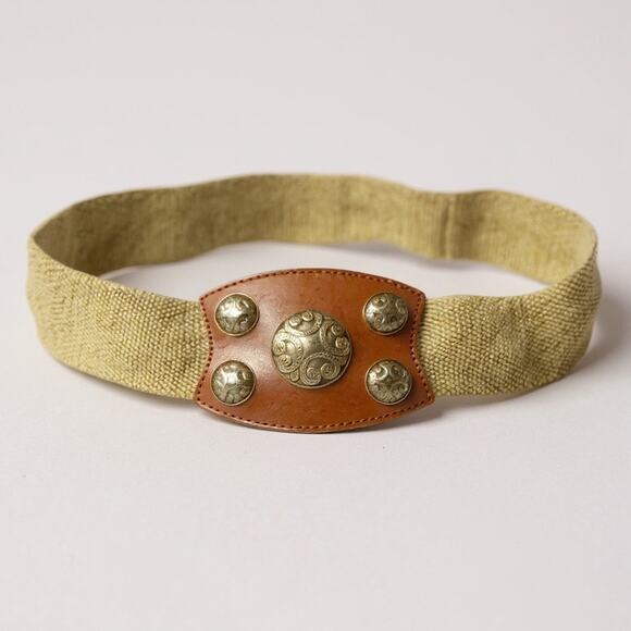 Vintage Omega Genuine Leather Waist Belt Decorative Element Size M/L NWOT main image 8